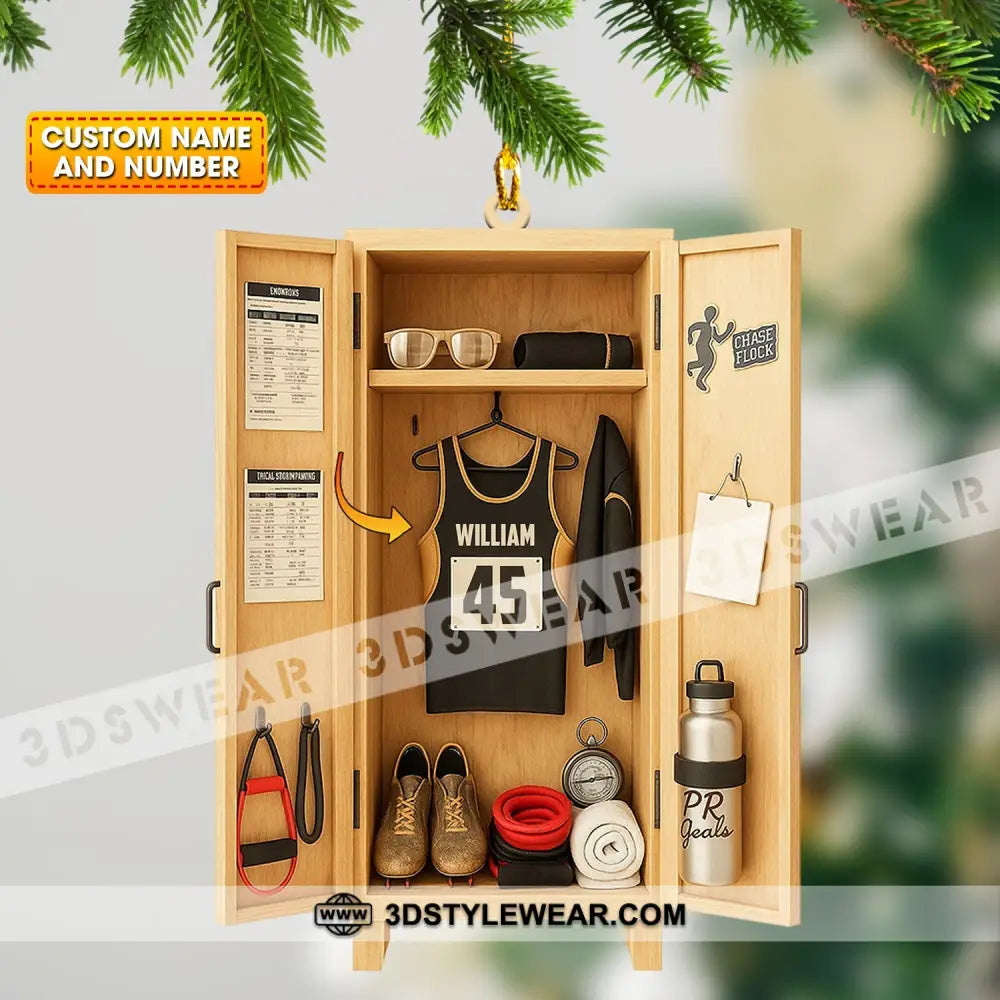 Sport Corner Home Decor Christmas Ornament Personalized Ornament - 3.54’’ / 1 Ornament - Ornament