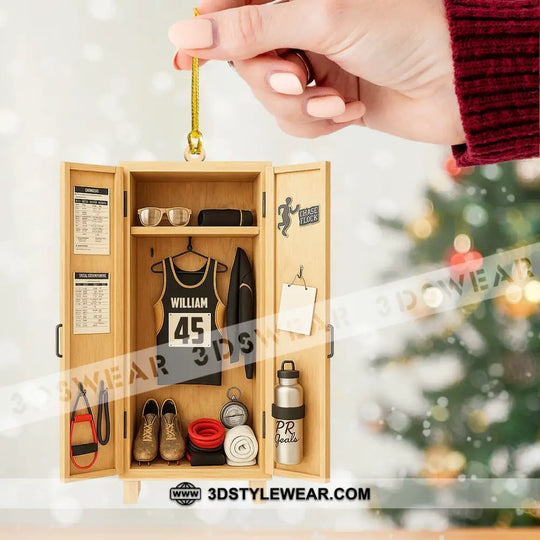 Sport Corner Home Decor, Christmas Ornament, Personalized Ornament style option 2