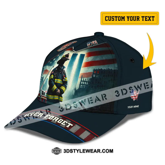 Unisex Cap, 09.11.01 Never Forget Classic Cap style option 1