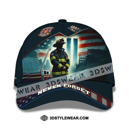 Unisex Cap, 09.11.01 Never Forget Classic Cap style option 2