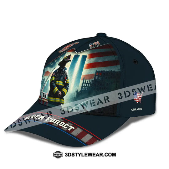 Unisex Cap, 09.11.01 Never Forget Classic Cap style option 4