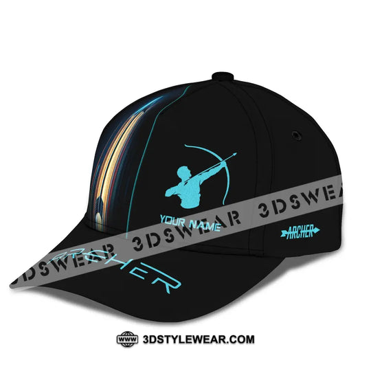 Unisex Cap, Custom Name Archery Classic Cap, Archery Hat, Gift for Archery Lovers style option 2