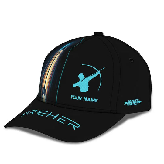 Unisex Cap, Custom Name Archery Classic Cap, Archery Hat, Gift for Archery Lovers style option 2
