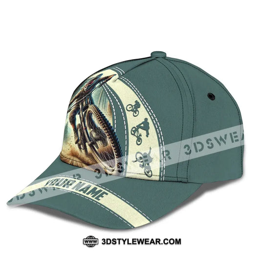 Unisex Cap, Custom Name Mountain Bike Hat style option 3