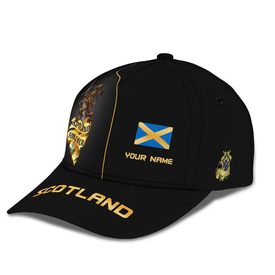 Unisex Cap, Custom Scotland Cap, Scotland Classic Cap, Scotland Hat style option 4
