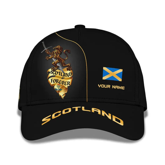 Unisex Cap, Custom Scotland Cap, Scotland Classic Cap, Scotland Hat style option 2