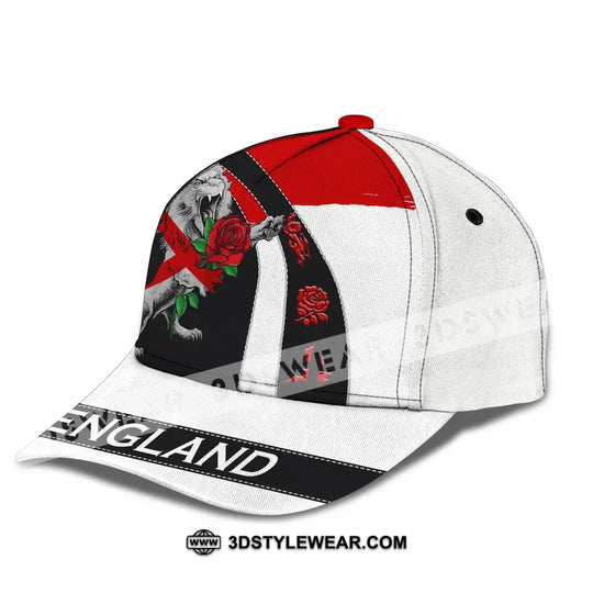 Unisex Cap, Football Cap, England Rose Lion Cap style option 2