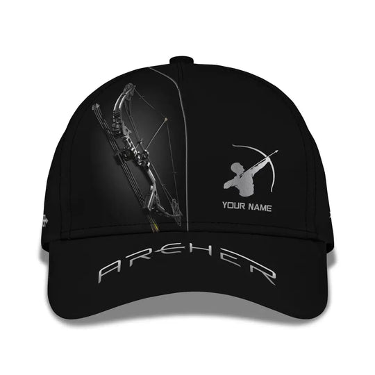 Unisex Cap, Personalized Archery Classic Cap, Archery Hat, Gift for Archery Lovers style option 1
