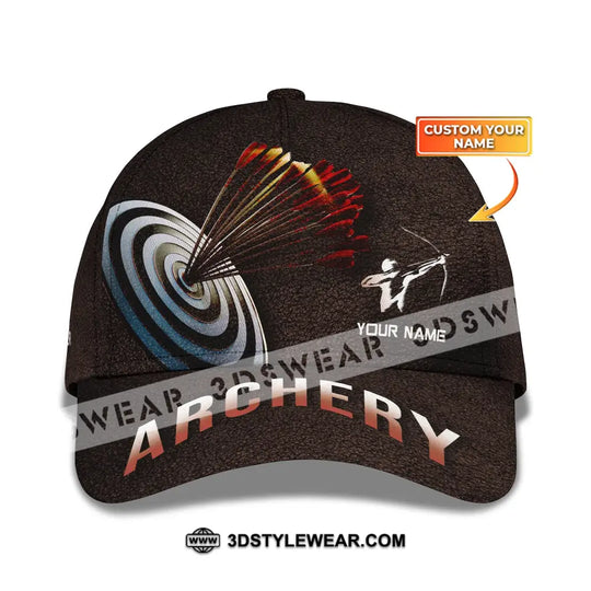 Unisex Cap, Personalized Archery Classic Cap, Archery Hat, Gift for Archery Lovers style option 1