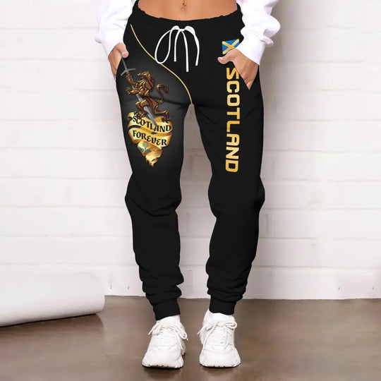 Unisex Clothing, Custom Scotland Jogger, Scotland Jogger Pants, Scotland Forever style option 3