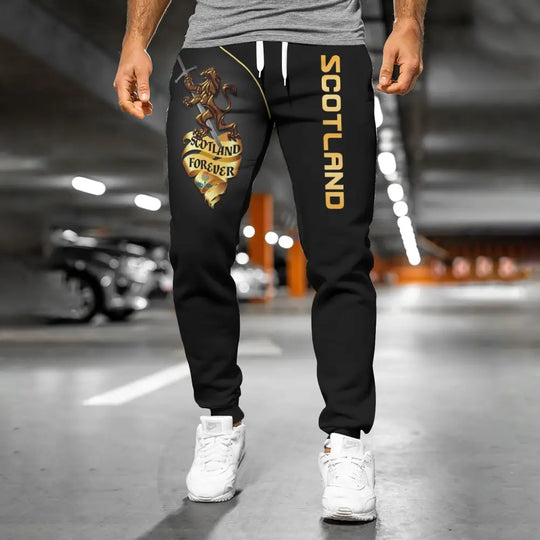 Unisex Clothing, Custom Scotland Jogger, Scotland Jogger Pants, Scotland Forever style option 2