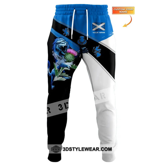 Unisex Clothing, Custom Scotland Jogger, Scotland Jogger Pants, Scotland Lion style option 1