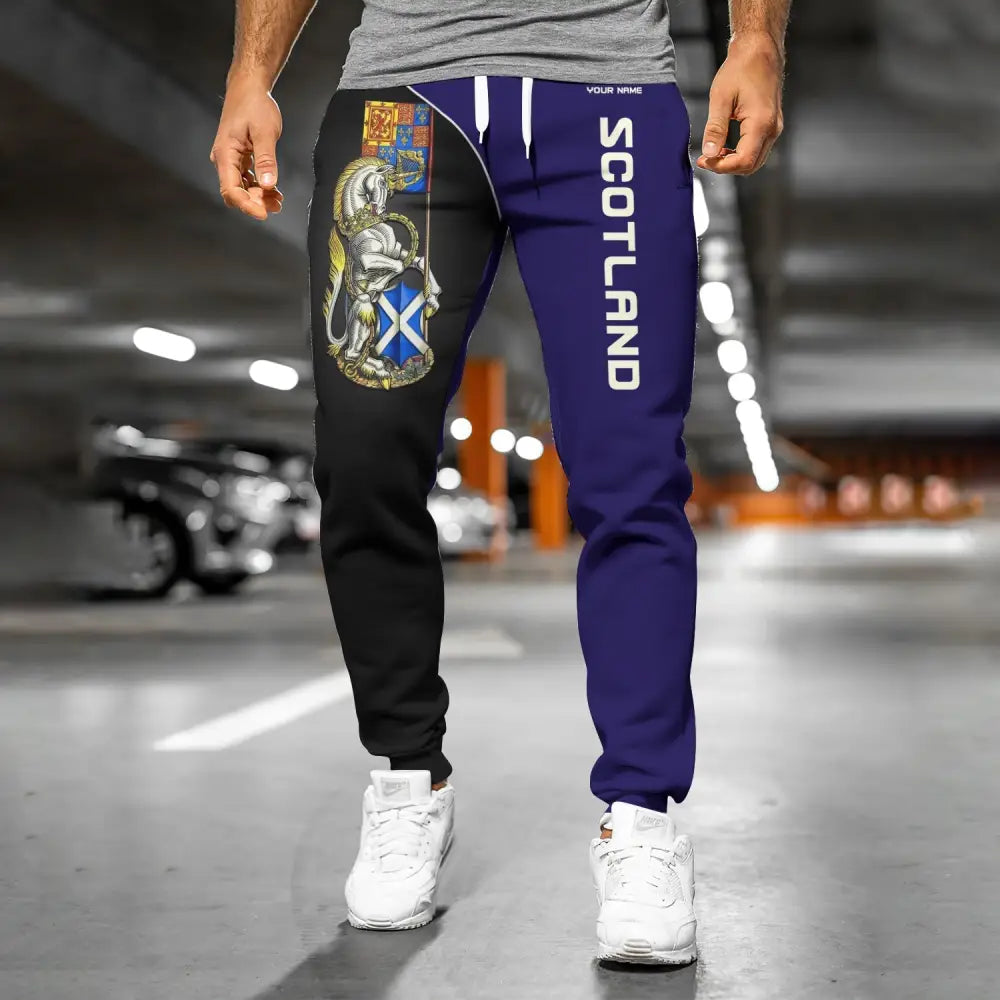 Unisex Clothing Custom Scotland Jogger Pants Wild