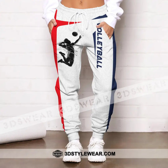 Unisex Clothing, Custom Volleyball Jogger, Volleyball Jogger Pants, Gift for Volleyball Lovers style option 4