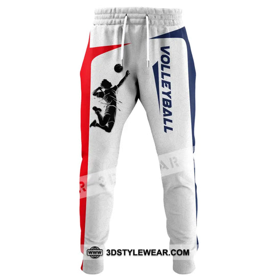 Unisex Clothing, Custom Volleyball Jogger, Volleyball Jogger Pants, Gift for Volleyball Lovers style option 1