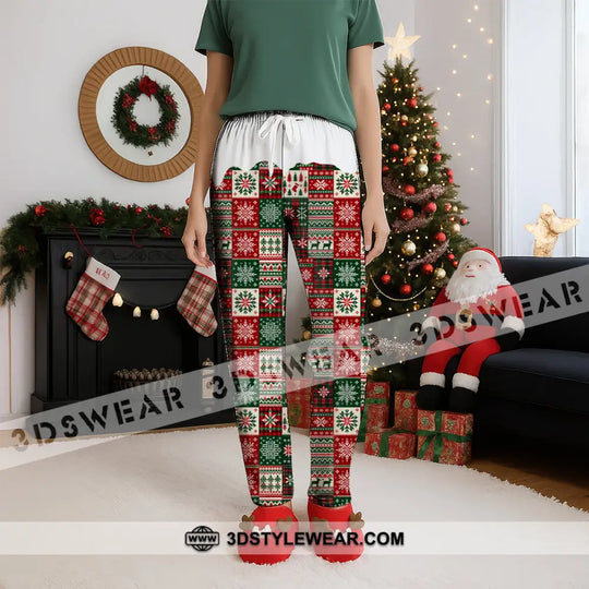 Unisex Pants - Christmas Vibes Pants style option 1