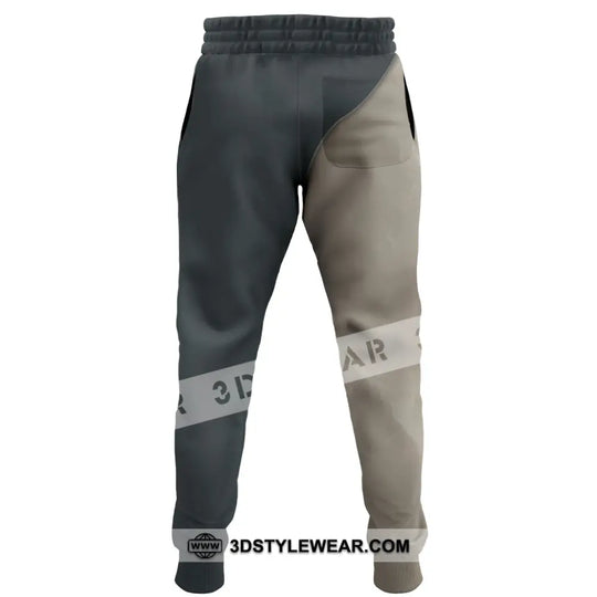 Unisex Pants - Custom Name 3D Pants - England Chevalier Pants style option 3
