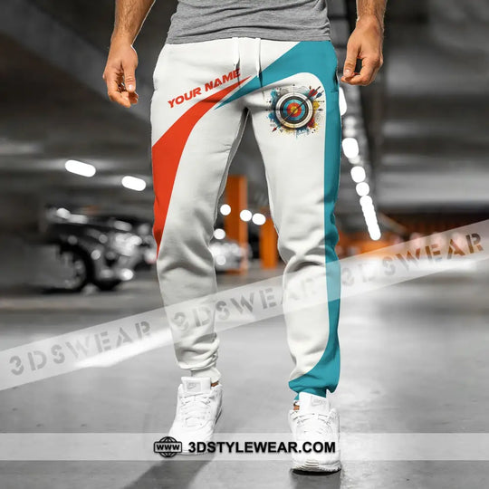 Unisex Pants - Custom Name Archery Sport Pants, Archery Classic style option 2