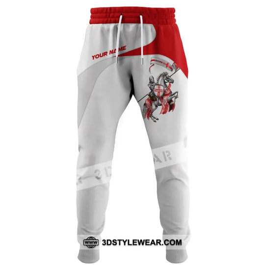 Unisex Pants - Custom Name Pants - England Horseman Pants style option 2