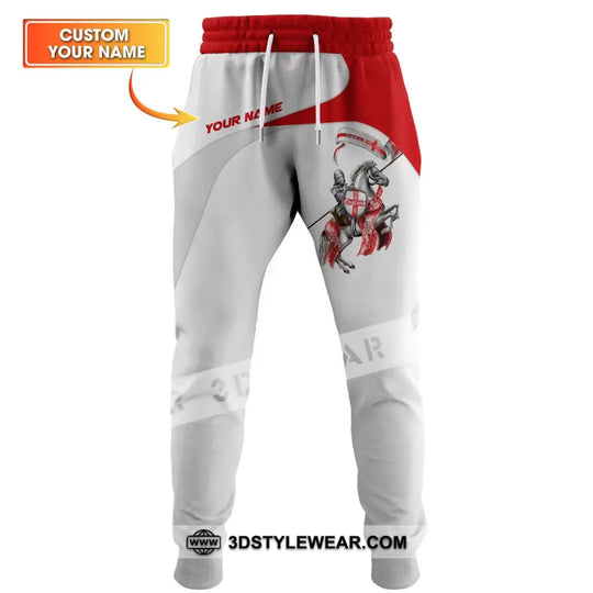 Unisex Pants - Custom Name Pants - England Horseman Pants style option 1