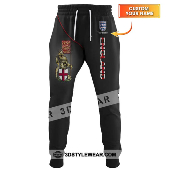 Unisex Pants - Custom Name Pants - England Custom Pants style option 1