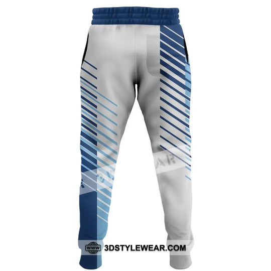 Unisex Pants - Custom Name The Sky Blues FC Lover Pants style option 3