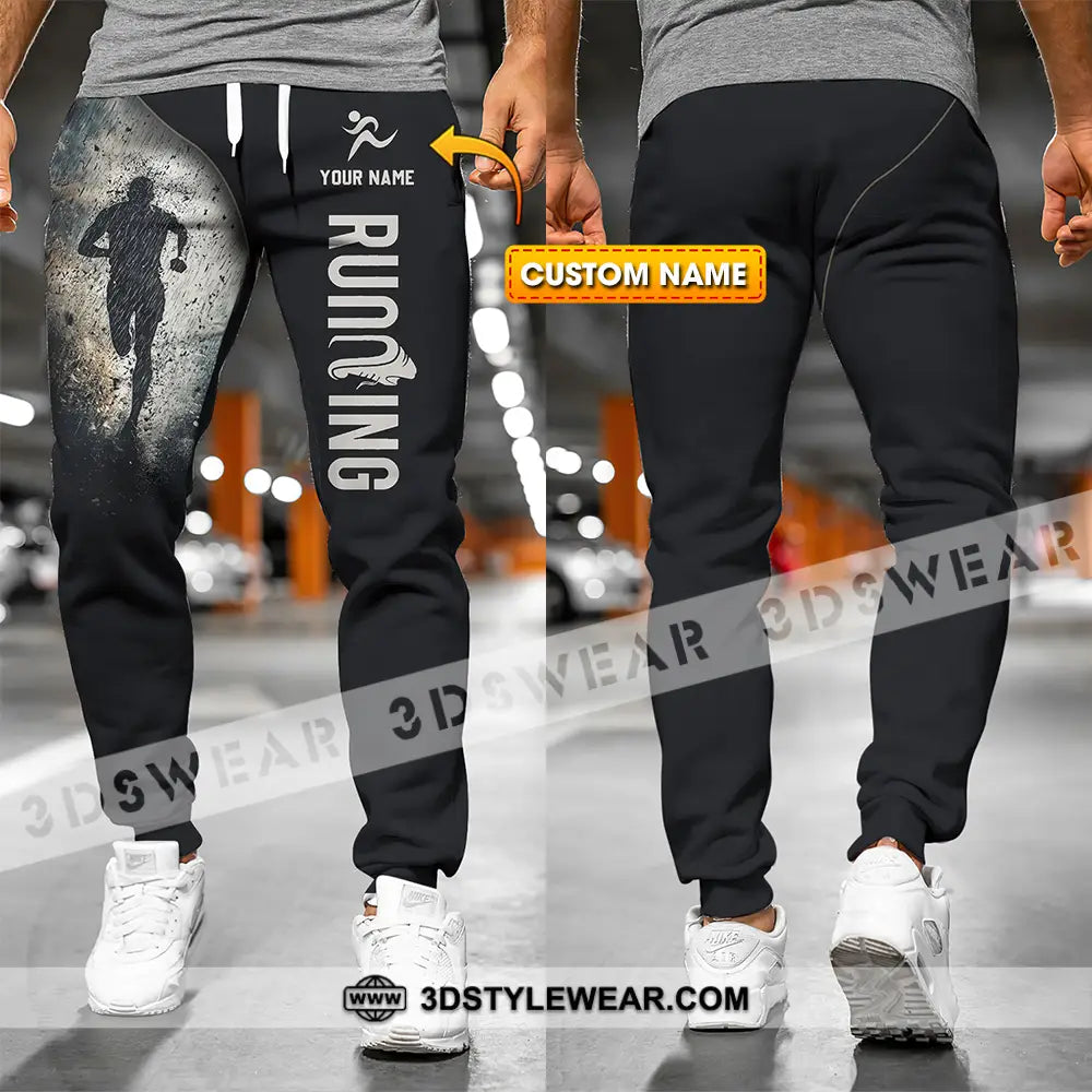 Unisex Pants - Custom Text Pants Marathon Running Lover Sport Pants - S - Pants