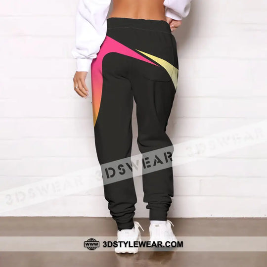Unisex Pants - Hot Pink Handball Sport Pants style option 4