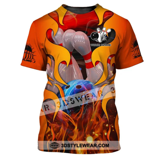 Unisex Shirt, Bowling T-Shirt, Custom Name Bowling Shirt, Shirt For Bowling Lovers style option 2