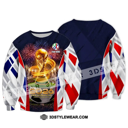 Unisex Shirt - Custom 2026 World Cup 3D Shirt Long Sleeve / S T-shirt