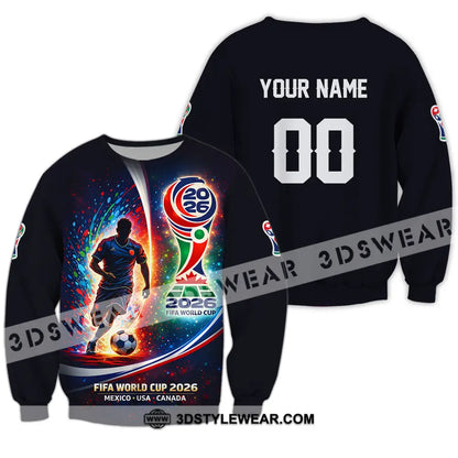 Unisex Shirt - Custom 2026 World Cup 3D Shirt Long Sleeve / S T-shirt