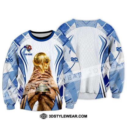 Unisex Shirt - Custom 2026 World Cup 3D Shirt Long Sleeve / S T-shirt