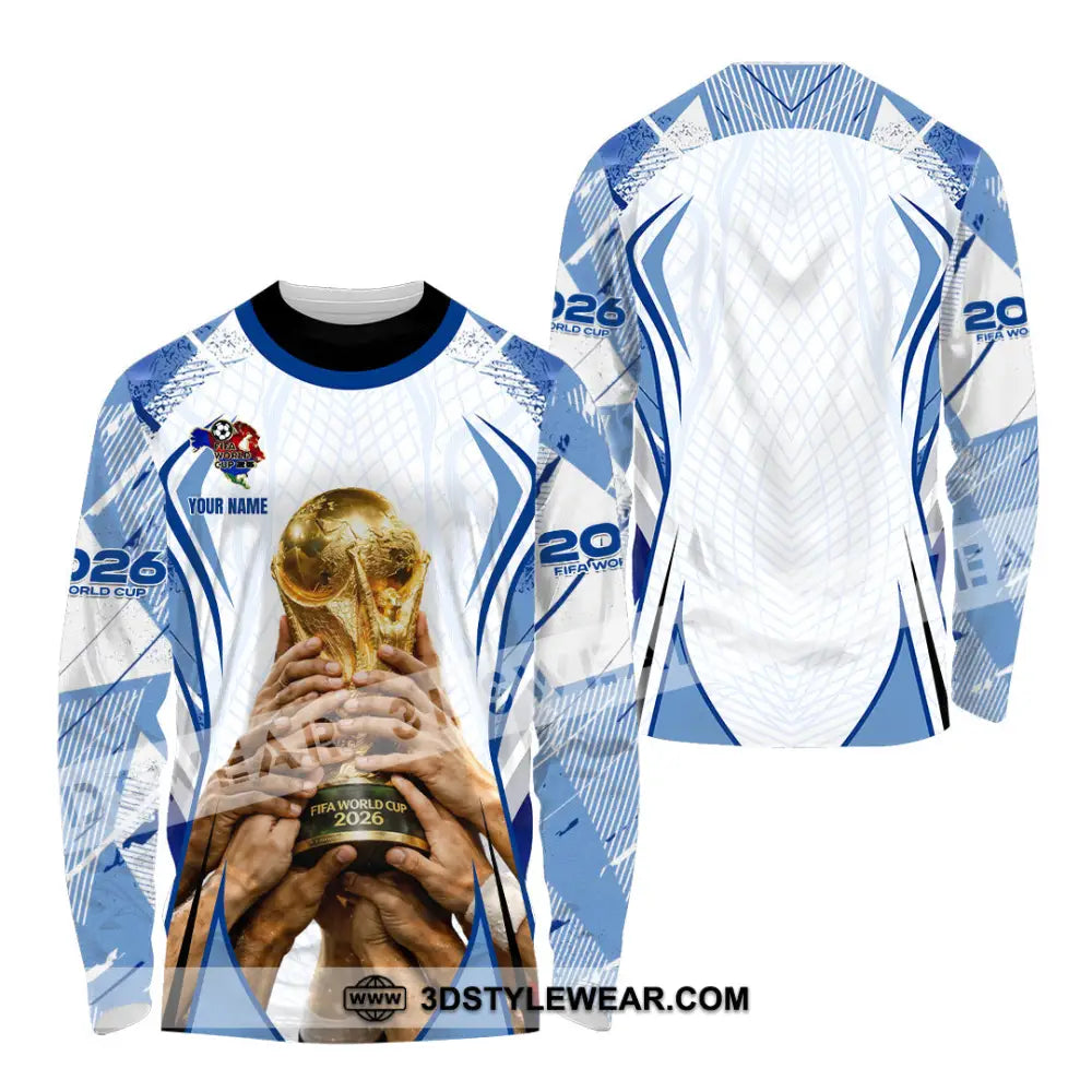 Unisex Shirt - Custom 2026 World Cup 3D Shirt Long Sleeve Shirt / S T-shirt