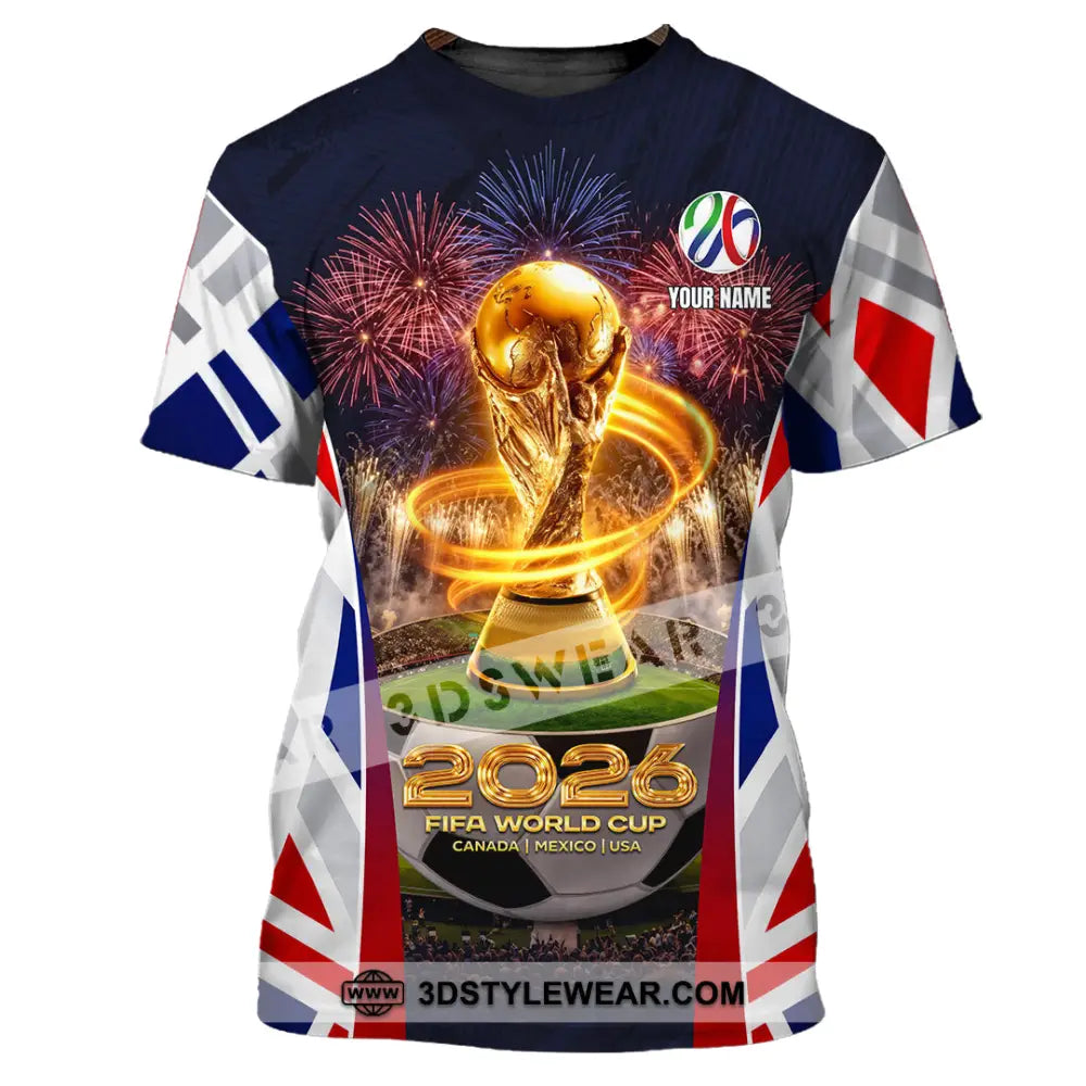 Unisex Shirt - Custom 2026 World Cup 3D Shirt T-Shirt / S T-shirt