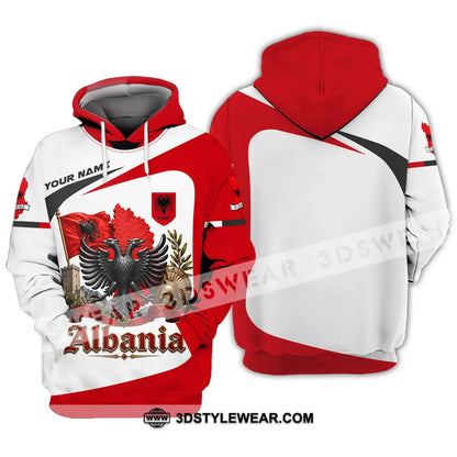Unisex Shirt - Custom Albania Shirt - Hoodie / S - T-shirt