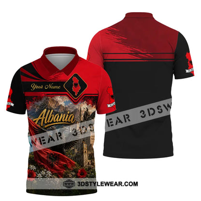 Unisex Shirt - Custom Albania Shirt - Polo Shirt / S - T-shirt