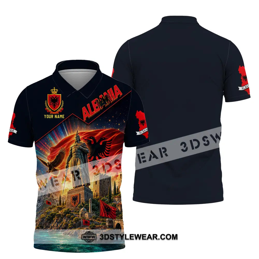 Unisex Shirt - Custom Albania Shirt - Polo Shirt / S - T-shirt