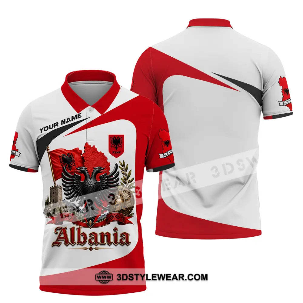 Unisex Shirt - Custom Albania Shirt - Polo Shirt / S - T-shirt