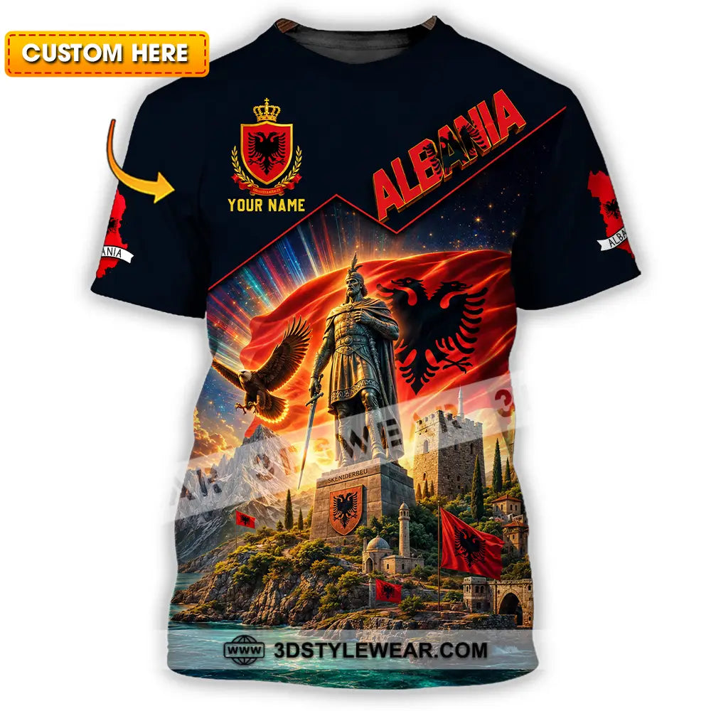 Unisex Shirt - Custom Albania Shirt - T-shirt