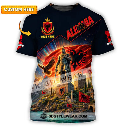 Unisex Shirt - Custom Albania Shirt - T-shirt