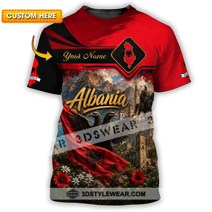 Unisex Shirt - Custom Albania Shirt - T-shirt