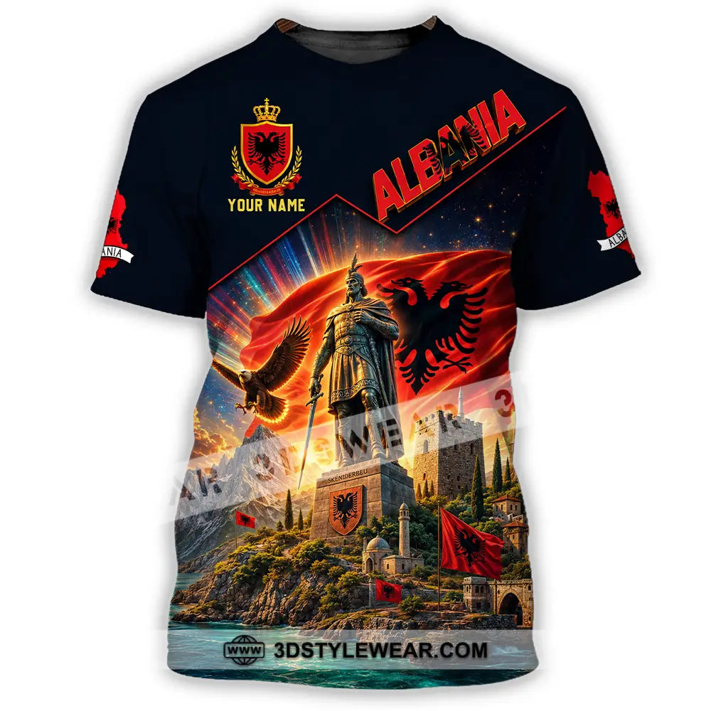 Unisex Shirt - Custom Albania Shirt - T-Shirt / S - T-shirt