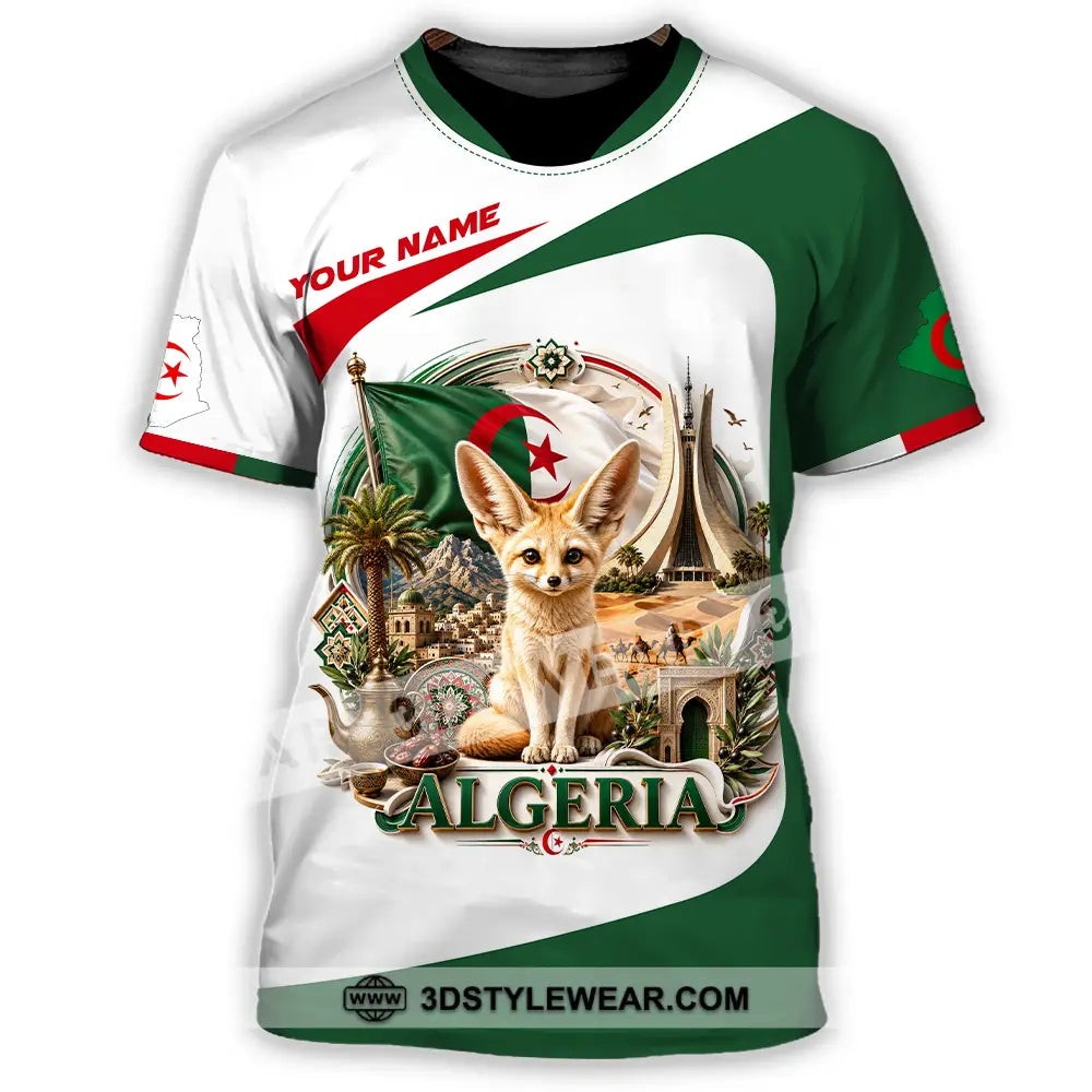 Unisex Shirt - Custom Algeria Shirt - T-Shirt / S - T-shirt