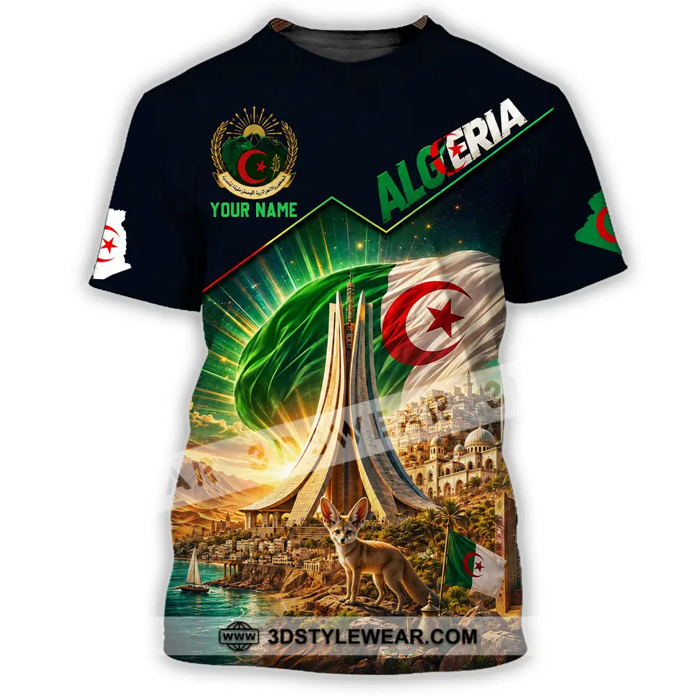 Unisex Shirt - Custom Algeria Shirt - T-Shirt / S - T-shirt