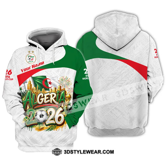 Unisex Shirt - Custom Algeria World Cup 2026 3D Shirt style option 3
