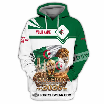 Unisex Shirt - Custom Algeria World Cup 2026 Shirt - Hoodie / S - T-shirt