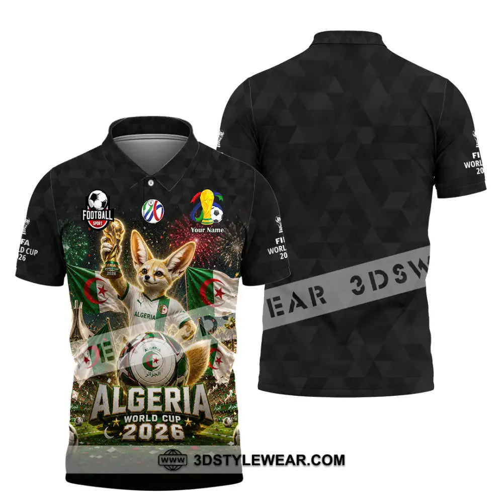 Unisex Shirt - Custom Algeria World Cup 2026 Shirt - Polo Shirt / S - T-shirt