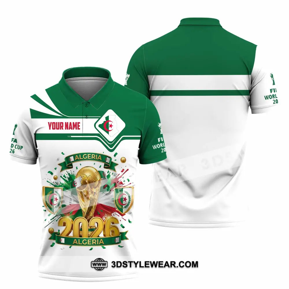 Unisex Shirt - Custom Algeria World Cup 2026 Shirt - Polo Shirt / S - T-shirt