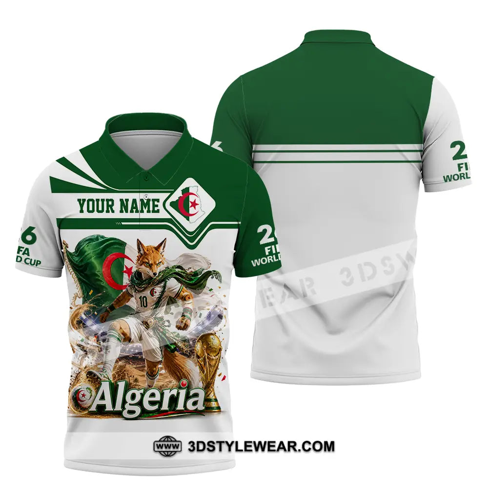Unisex Shirt - Custom Algeria World Cup 2026 Shirt - Polo Shirt / S - T-shirt