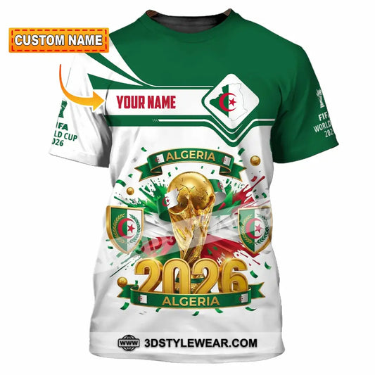 Unisex Shirt - Custom Algeria World Cup 2026 Shirt - T-shirt